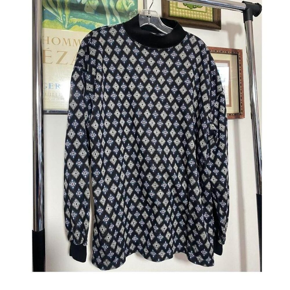 Yves Saint Laurent YSL Pour Homme Vintage Men's Navy Sweater